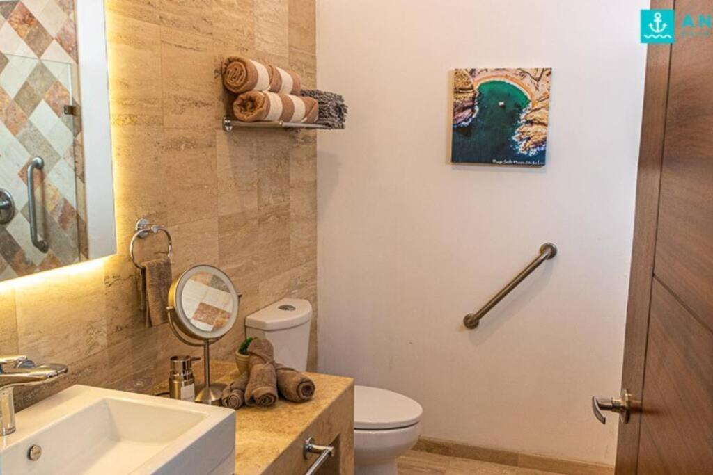 Ancla Baja Living Condominio Nuevo Con Vista 4 La Paz Esterno foto